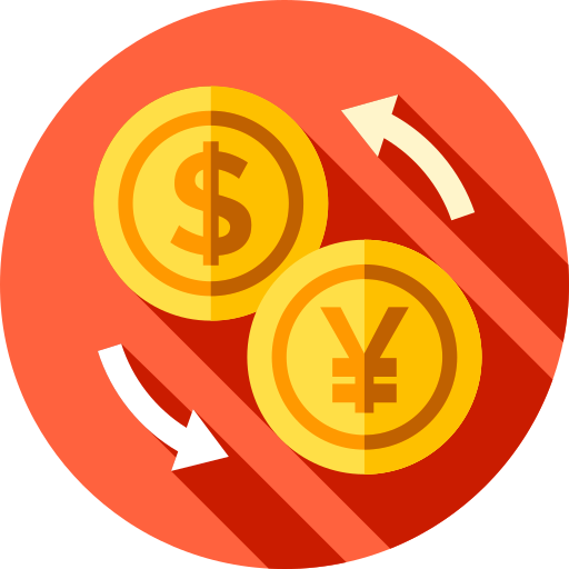 Exchange Flat Circular Flat icon