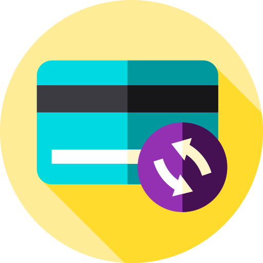 kreditkarte Flat Circular Flat icon