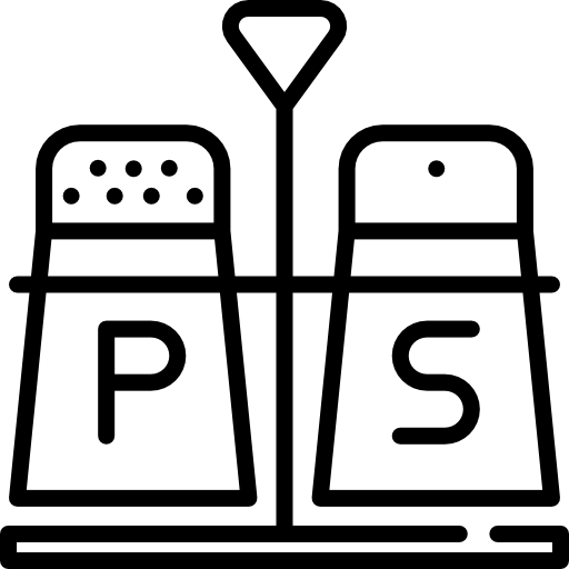 소금과 후추 Special Lineal icon