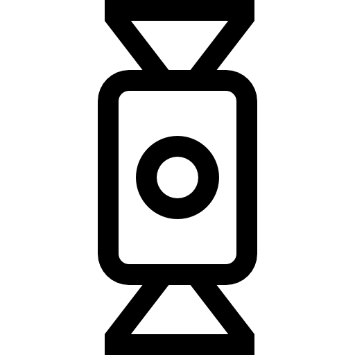 cukierek Basic Straight Lineal ikona