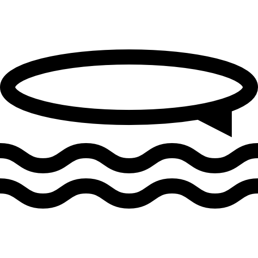 サーフィン Basic Straight Lineal icon