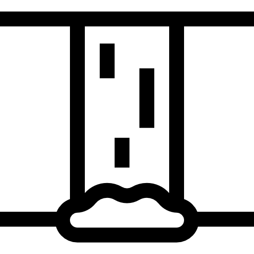 cascada Basic Straight Lineal icono