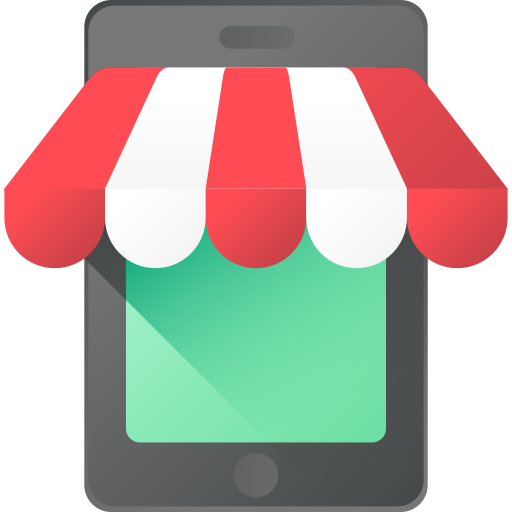 online shop 3D Color icon