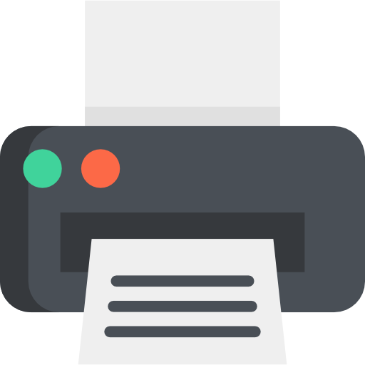 impresora Special Flat icono