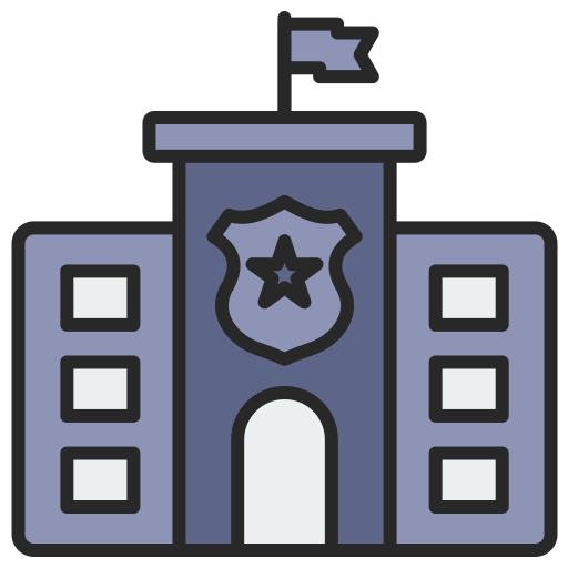 polizeistation Generic color lineal-color icon