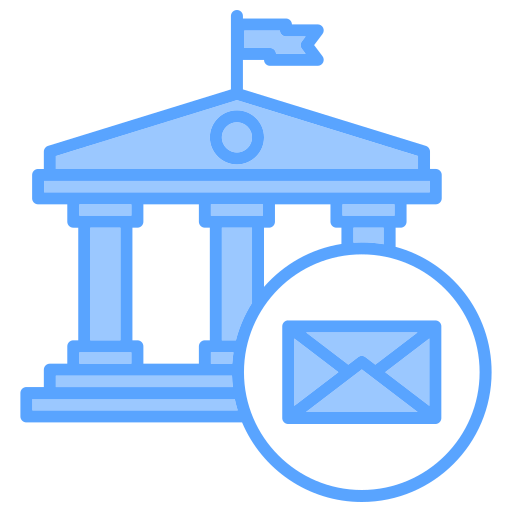 oficina de correos Generic color lineal-color icono