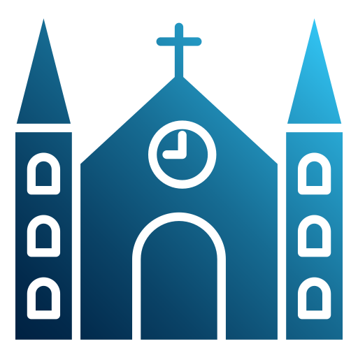 kościół Generic gradient fill ikona