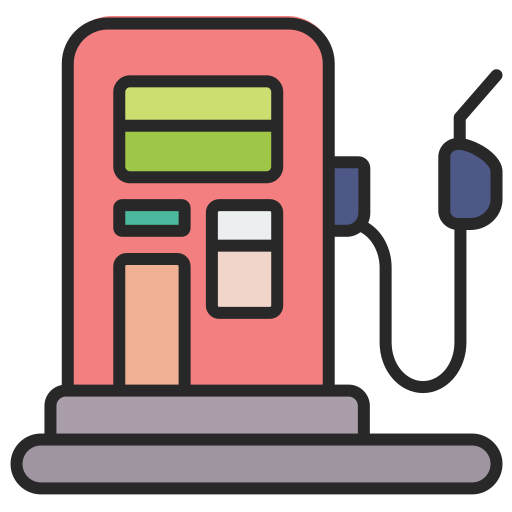 가스 펌프 Generic color lineal-color icon