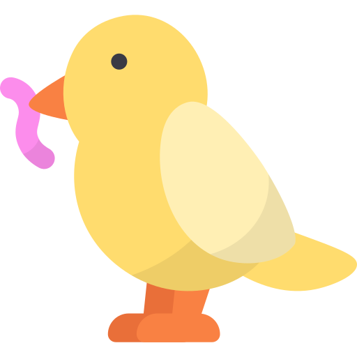 鳥 Generic color fill icon