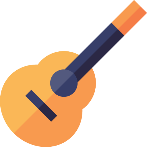 gitarre Basic Straight Flat icon