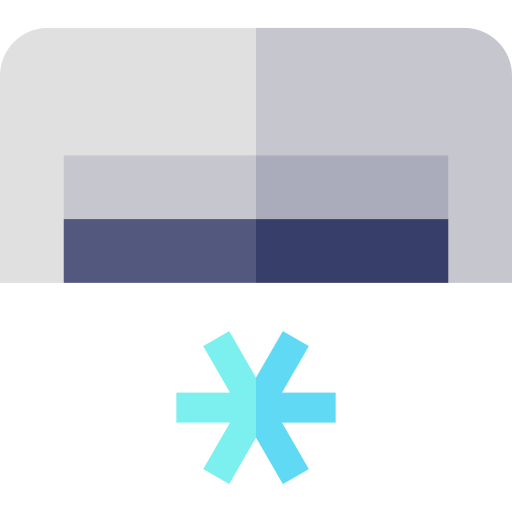 Air conditioning Basic Straight Flat icon