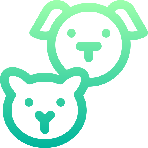 Cat Basic Gradient Lineal color icon