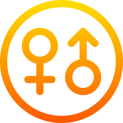 Gender Basic Gradient Lineal color icon