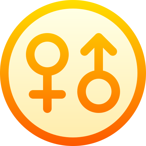 성별 Basic Gradient Gradient icon