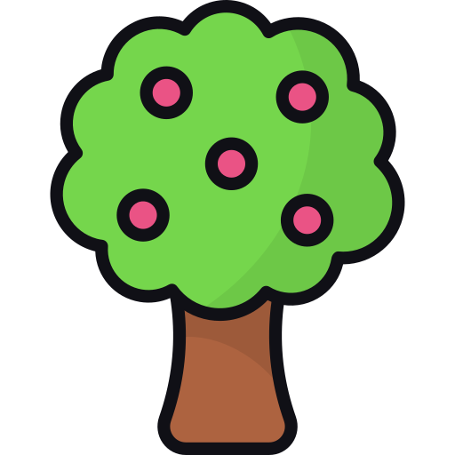 Fruit tree Generic color lineal-color icon