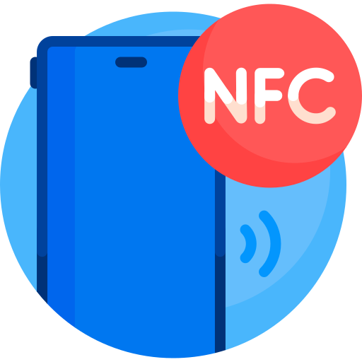 nfc Detailed Flat Circular Flat icon