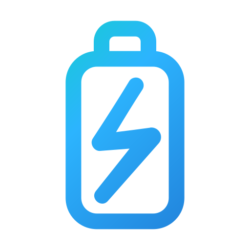 batterij opladen Generic gradient outline icoon