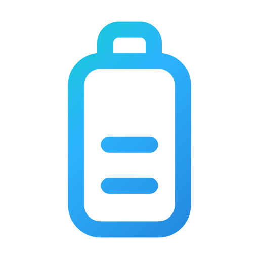 middelgrote batterij Generic gradient outline icoon
