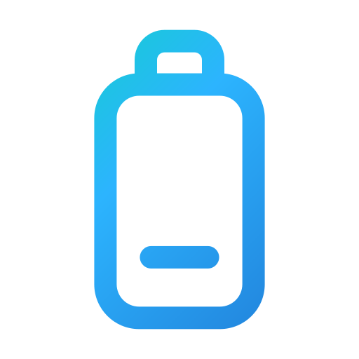 Low battery Generic gradient outline icon