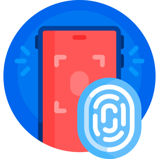 fingerabdruck-scanner Detailed Flat Circular Flat icon