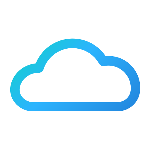 Cloud Generic gradient outline icon