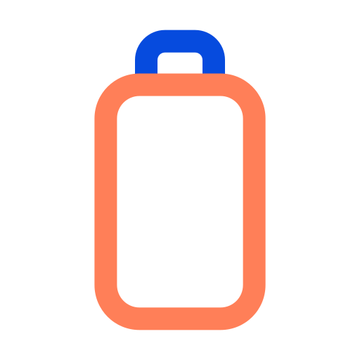 lege batterij Generic color outline icoon