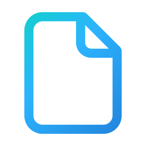 ファイル Generic gradient outline icon