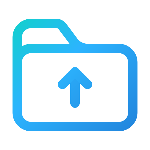 Folder Generic gradient outline icon