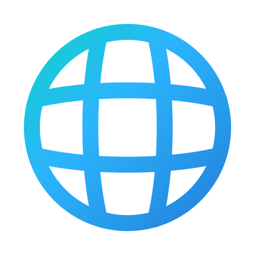 글로벌 Generic gradient outline icon