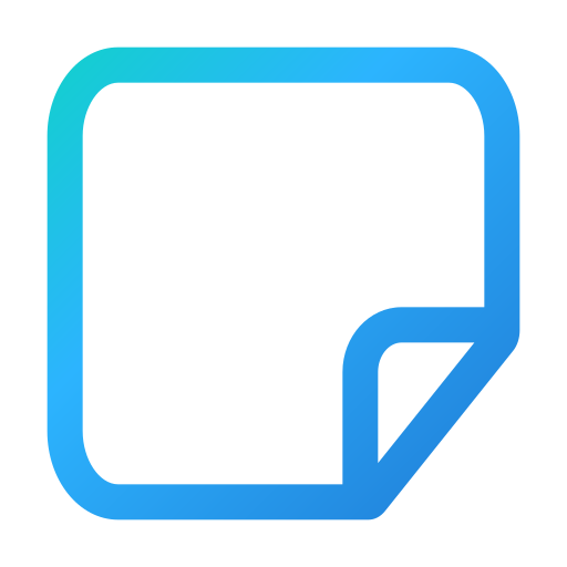 Sticky note Generic gradient outline icon