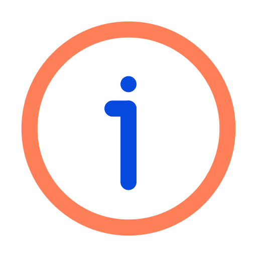 Info symbol Generic color outline icon