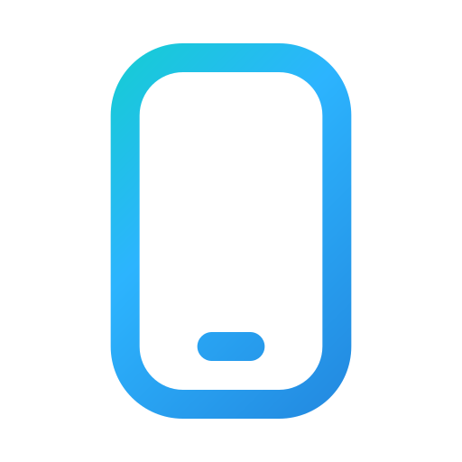 スマートフォン Generic gradient outline icon