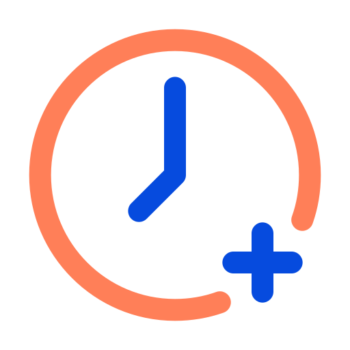 Add time Generic color outline icon