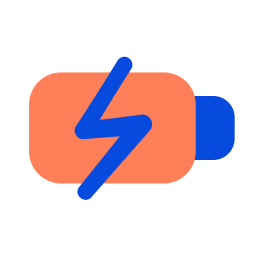 Battery charge Generic color fill icon