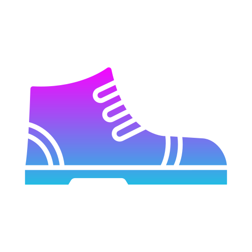 zapatos Generic gradient fill icono