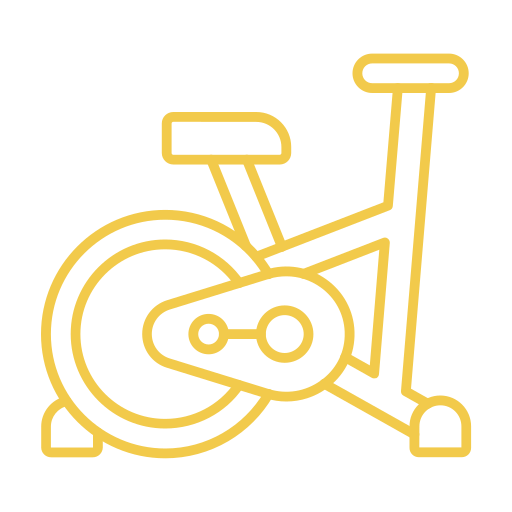 bicicleta estacionaria Generic color outline icono