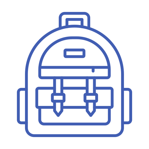 Backpack Generic color outline icon