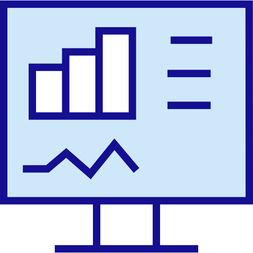 Graphs Generic color lineal-color icon
