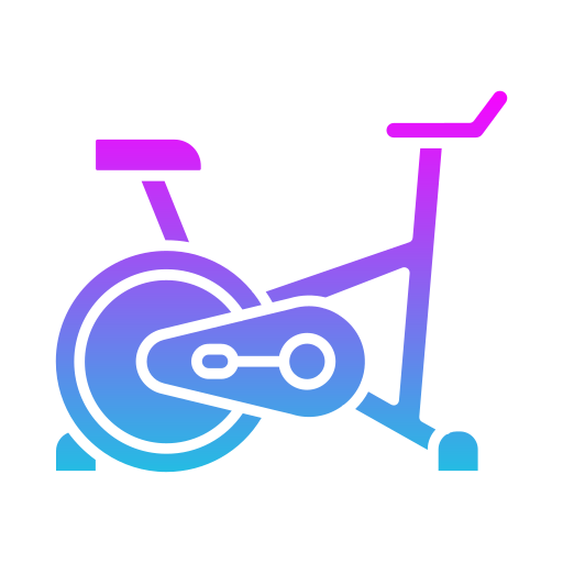 Stationary bike Generic gradient fill icon