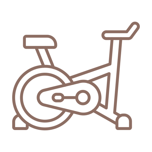 vélo stationnaire Generic color outline Icône
