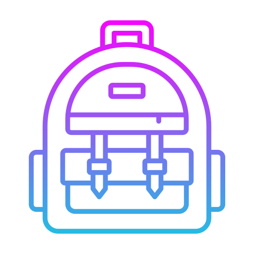 Backpack Generic gradient outline icon