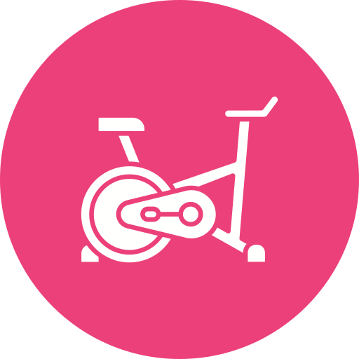 bicicletta stazionaria Generic color fill icona
