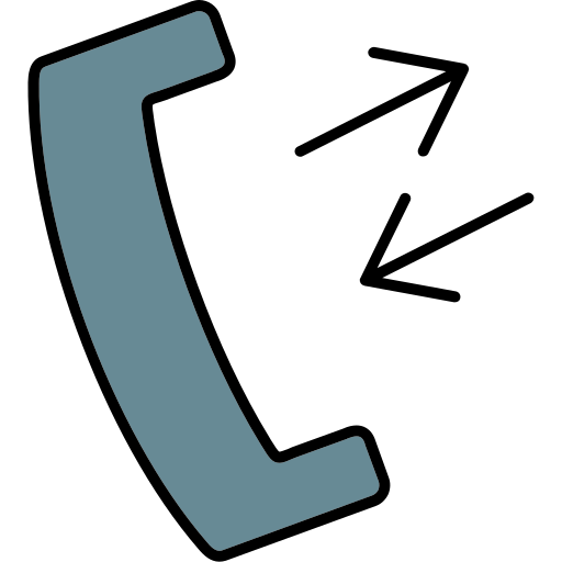 電話の受話器 Generic color lineal-color icon