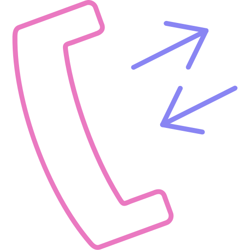 receptor de teléfono Generic color outline icono
