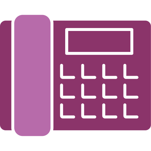 telefon Generic color fill ikona