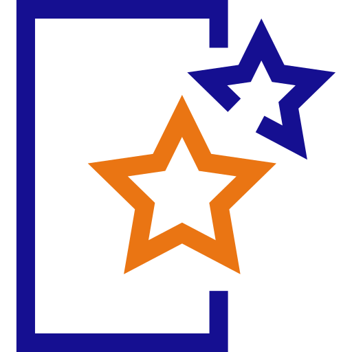 Звезды Generic color outline иконка