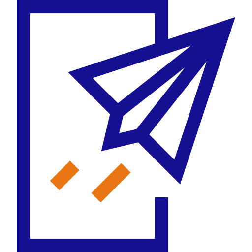 紙飛行機 Generic color outline icon