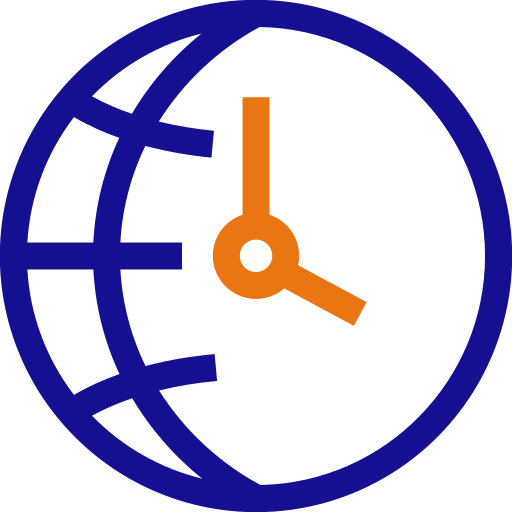 hora mundial Generic color outline icono