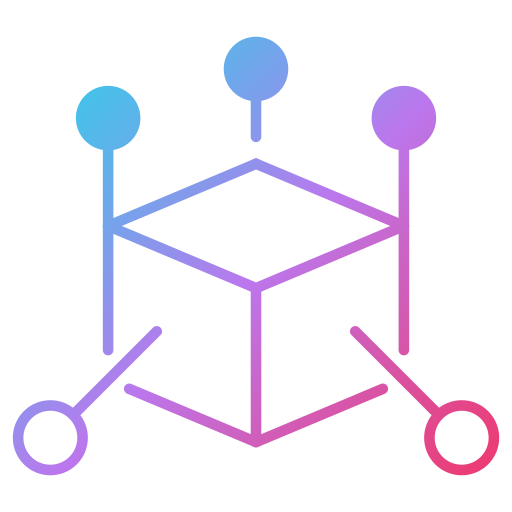 Blockchain Generic gradient fill icon