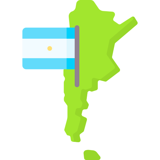 argentina mapa Special Flat icono